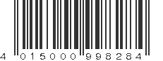EAN 4015000998284