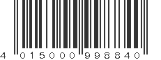 EAN 4015000998840