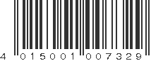 EAN 4015001007329
