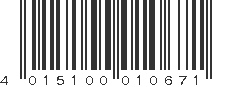 EAN 4015100010671