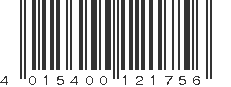 EAN 4015400121756