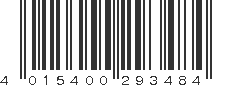 EAN 4015400293484