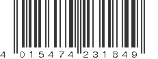 EAN 4015474231849