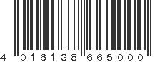 EAN 4016138665000