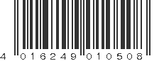 EAN 4016249010508