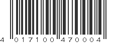 EAN 4017100470004