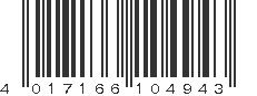 EAN 4017166104943