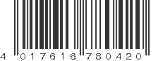 EAN 4017616780420
