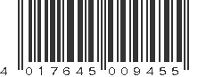 EAN 4017645009455