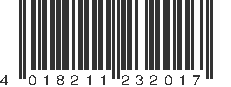 EAN 4018211232017