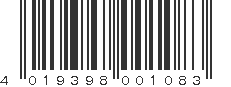 EAN 4019398001083