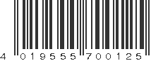 EAN 4019555700125