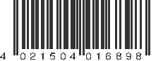 EAN 4021504016898