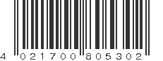 EAN 4021700805302