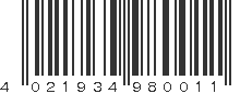 EAN 4021934980011
