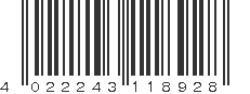 EAN 4022243118928