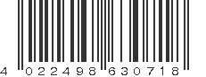 EAN 4022498630718