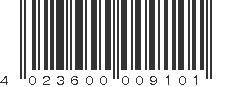 EAN 4023600009101