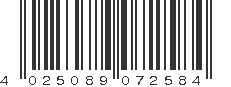 EAN 4025089072584