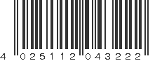 EAN 4025112043222