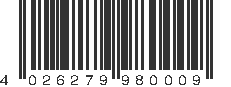 EAN 4026279980009