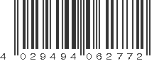 EAN 4029494062772