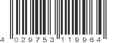 EAN 4029753119964
