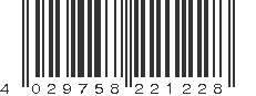 EAN 4029758221228