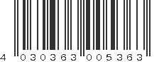 EAN 4030363005363