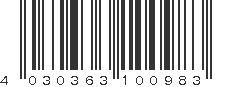 EAN 4030363100983