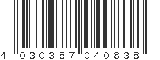 EAN 4030387040838