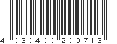 EAN 4030400200713