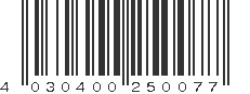 EAN 4030400250077