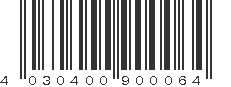 EAN 4030400900064