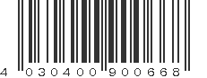 EAN 4030400900668