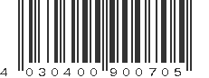 EAN 4030400900705