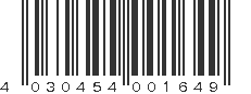 EAN 4030454001649