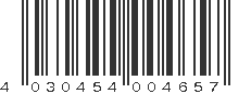 EAN 4030454004657