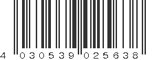 EAN 4030539025638
