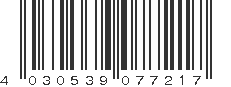 EAN 4030539077217