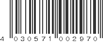 EAN 4030571002970