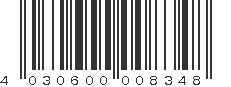 EAN 4030600008348