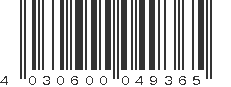 EAN 4030600049365