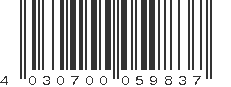 EAN 4030700059837