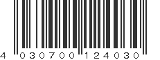 EAN 4030700124030