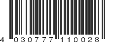 EAN 4030777110028