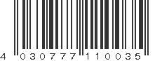 EAN 4030777110035