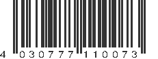 EAN 4030777110073