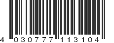 EAN 4030777113104