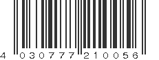 EAN 4030777210056